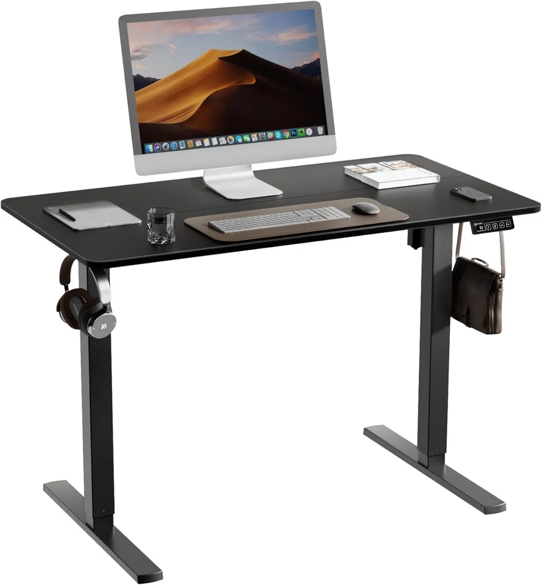 Electric Standing Desk 110x60cm Height Adjustable - Image 1