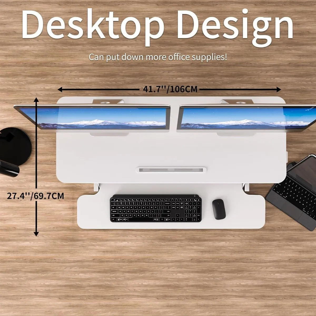 Standing Desk Converter 106cm/42’’ Height - Image 4