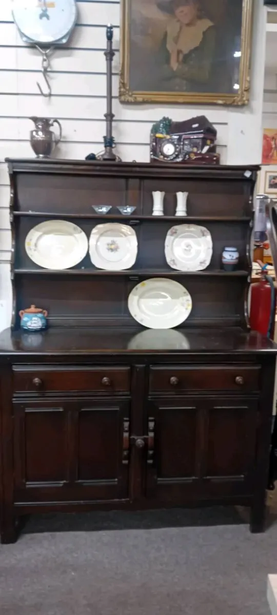 Vintage Ercol Dark Elm Dresser