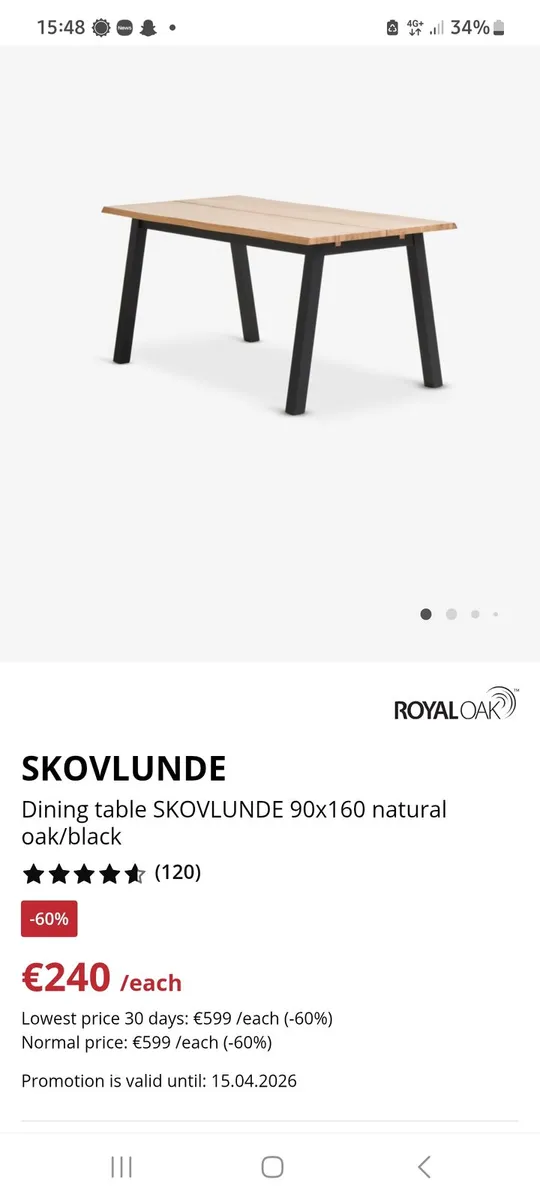 * NEW * Kitchen table - Image 2