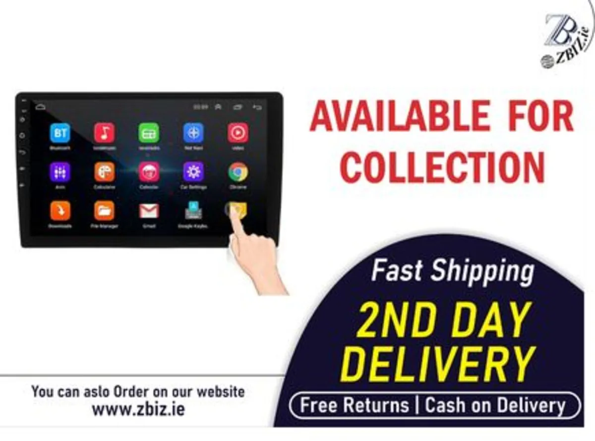 Car Radio Android 10.1" 2+32GB GPS WiFi MP5 - Image 1