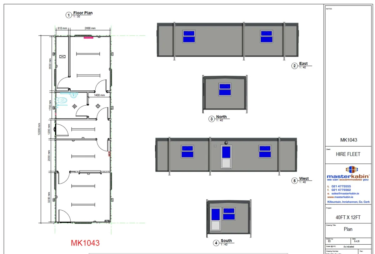 40ft x 12ft Cabins - Image 3