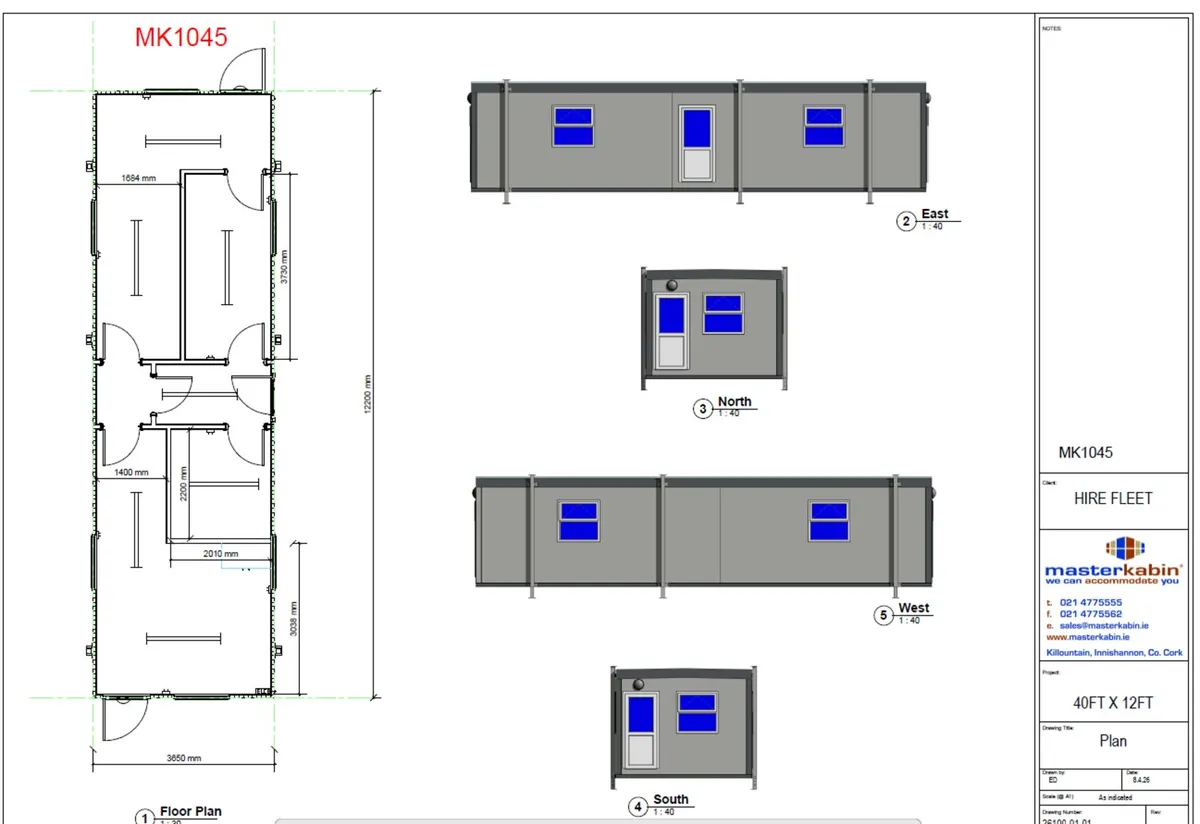 40ft x 12ft Cabins - Image 4