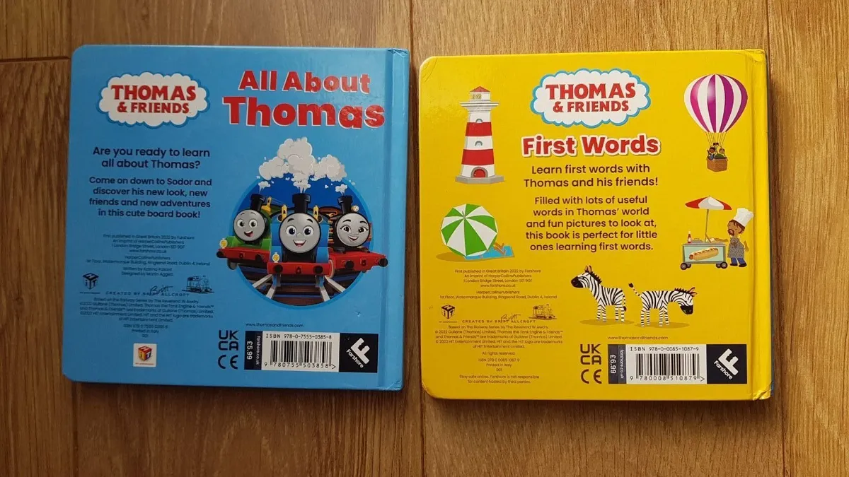 Thomas & friends books + train toy - Image 2