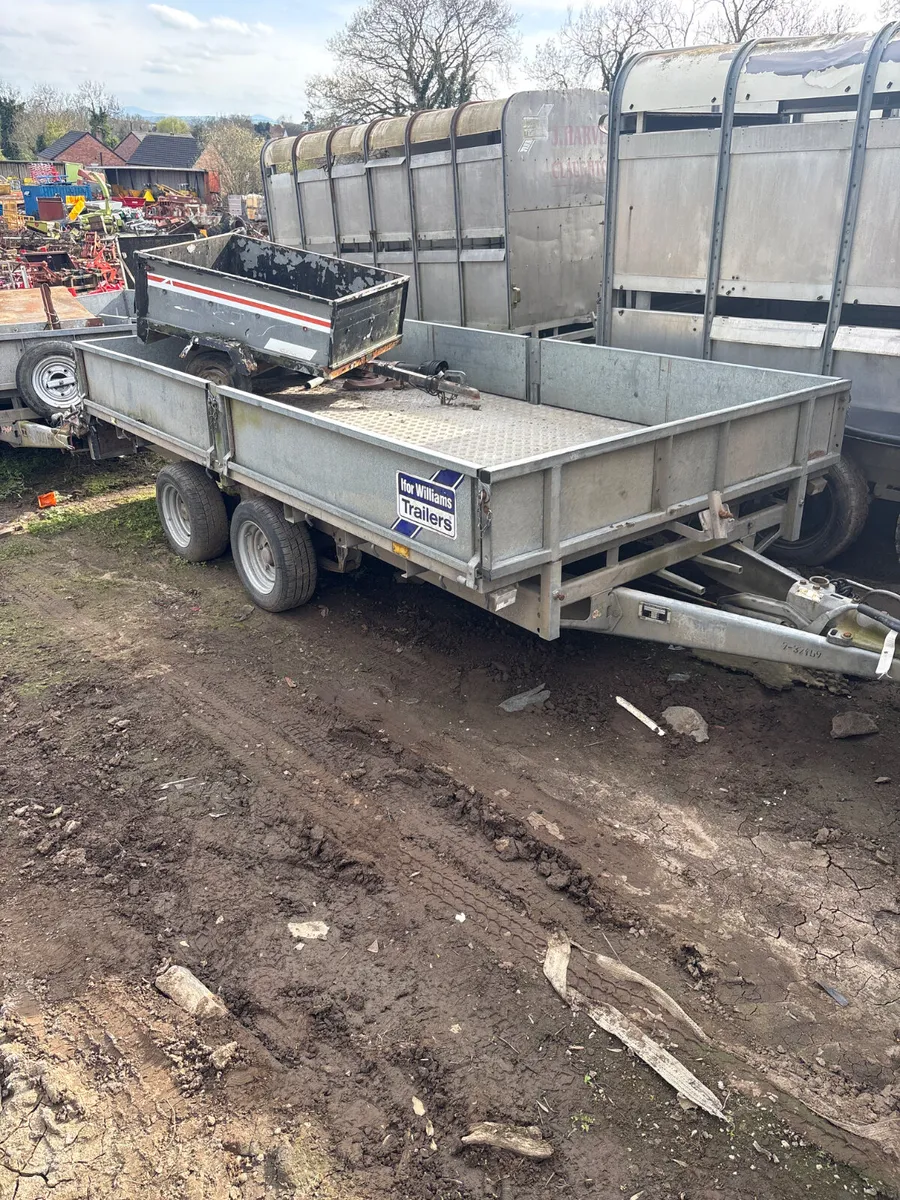 Ifor Williams 12x6 dropside trailer - Image 1