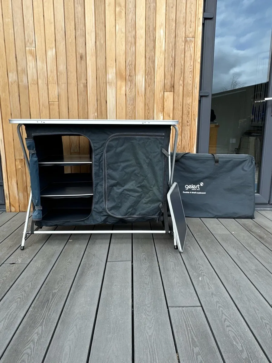 Gelert Double 4 shelf cupboard For Sale - Image 1