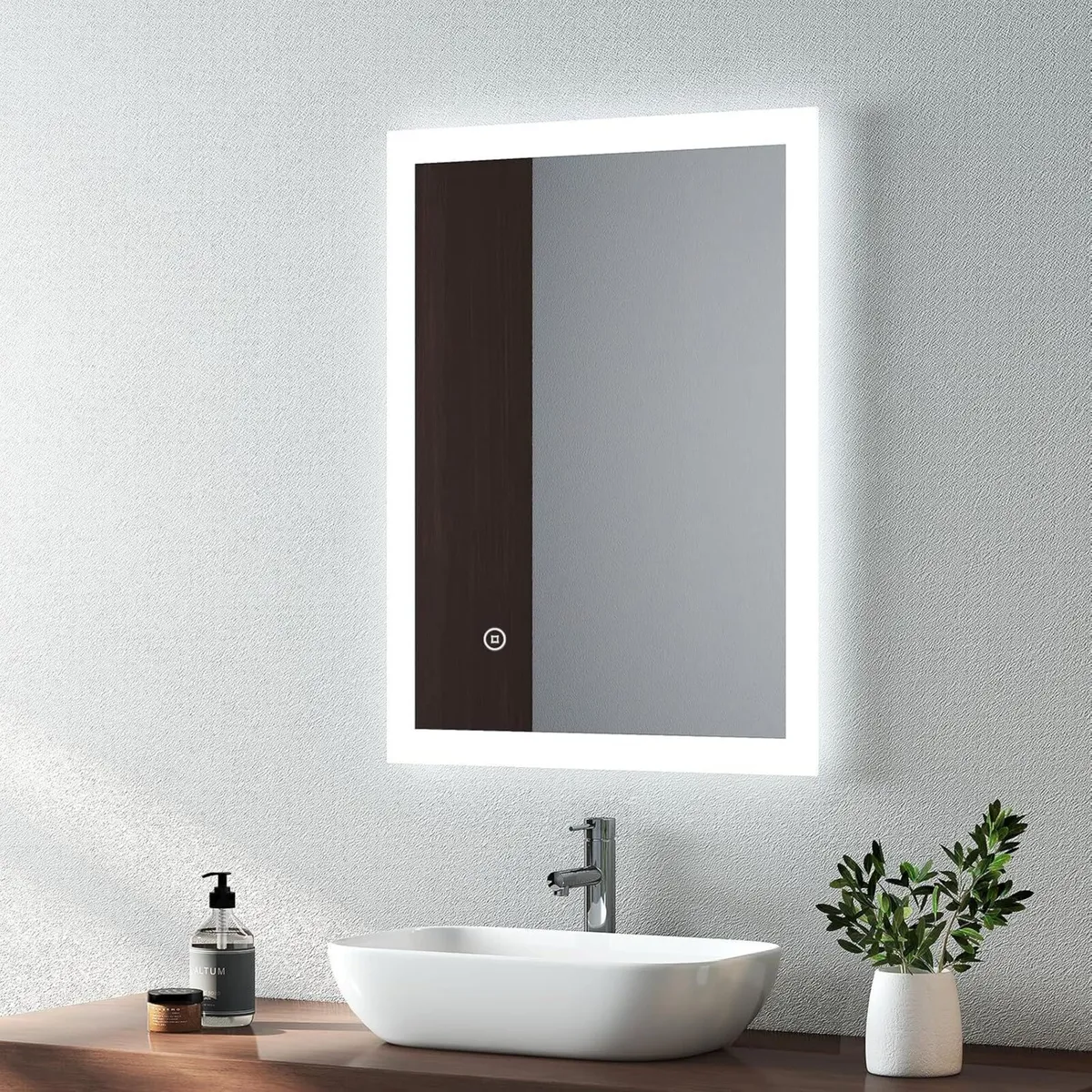 450 X 600 mm Illuminated Backlit LED Bathroom - Image 1
