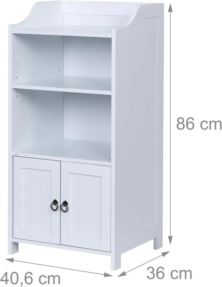 bathroom cabinet HxWxD: 86x40.5x36 cm 4 shelves 2 - Image 3