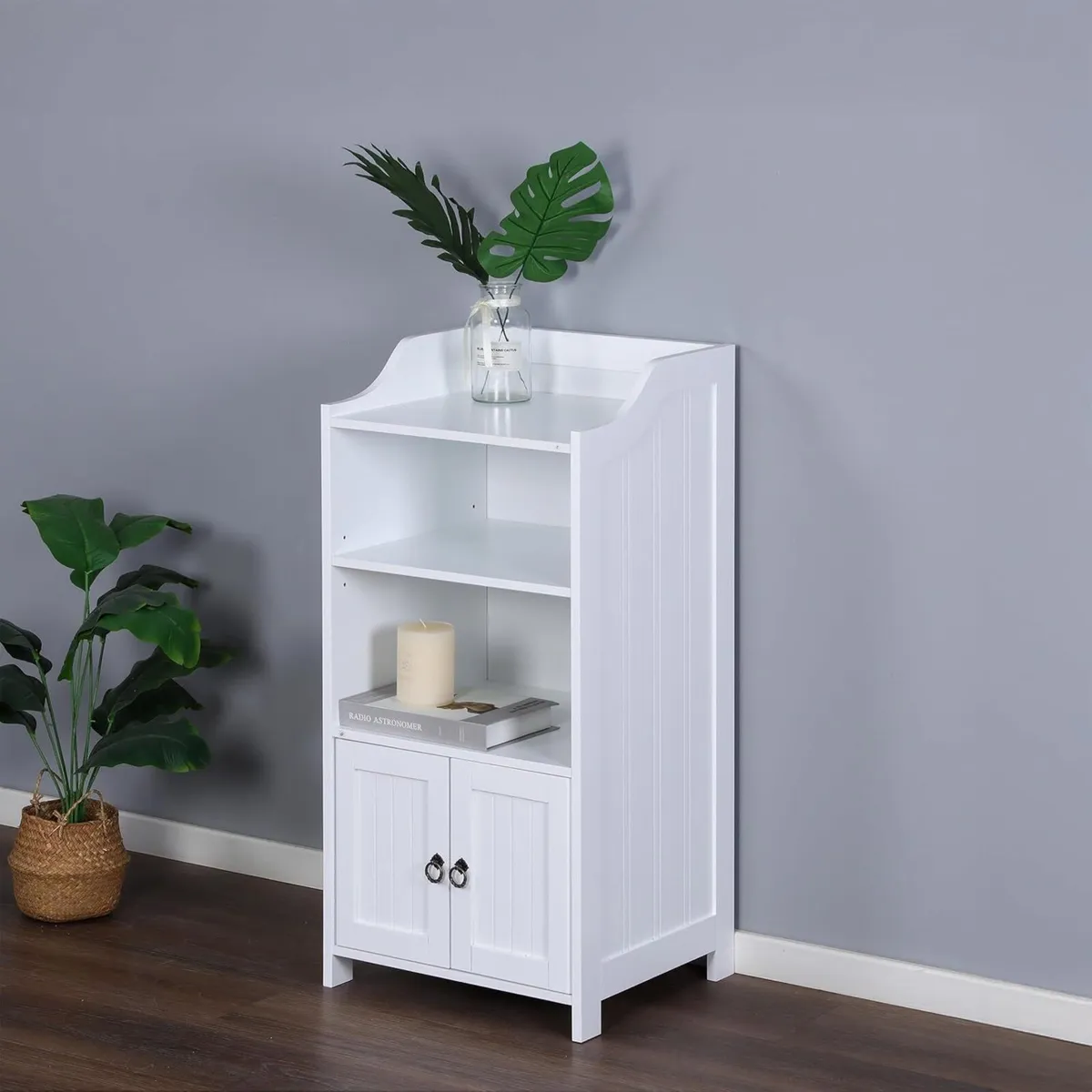 bathroom cabinet HxWxD: 86x40.5x36 cm 4 shelves 2 - Image 4