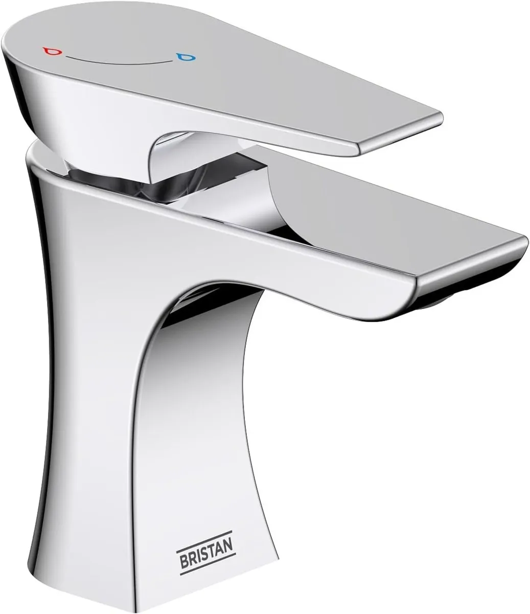 Hourglass Eco Start Bathroom Basin Mixer Chrome - Image 1