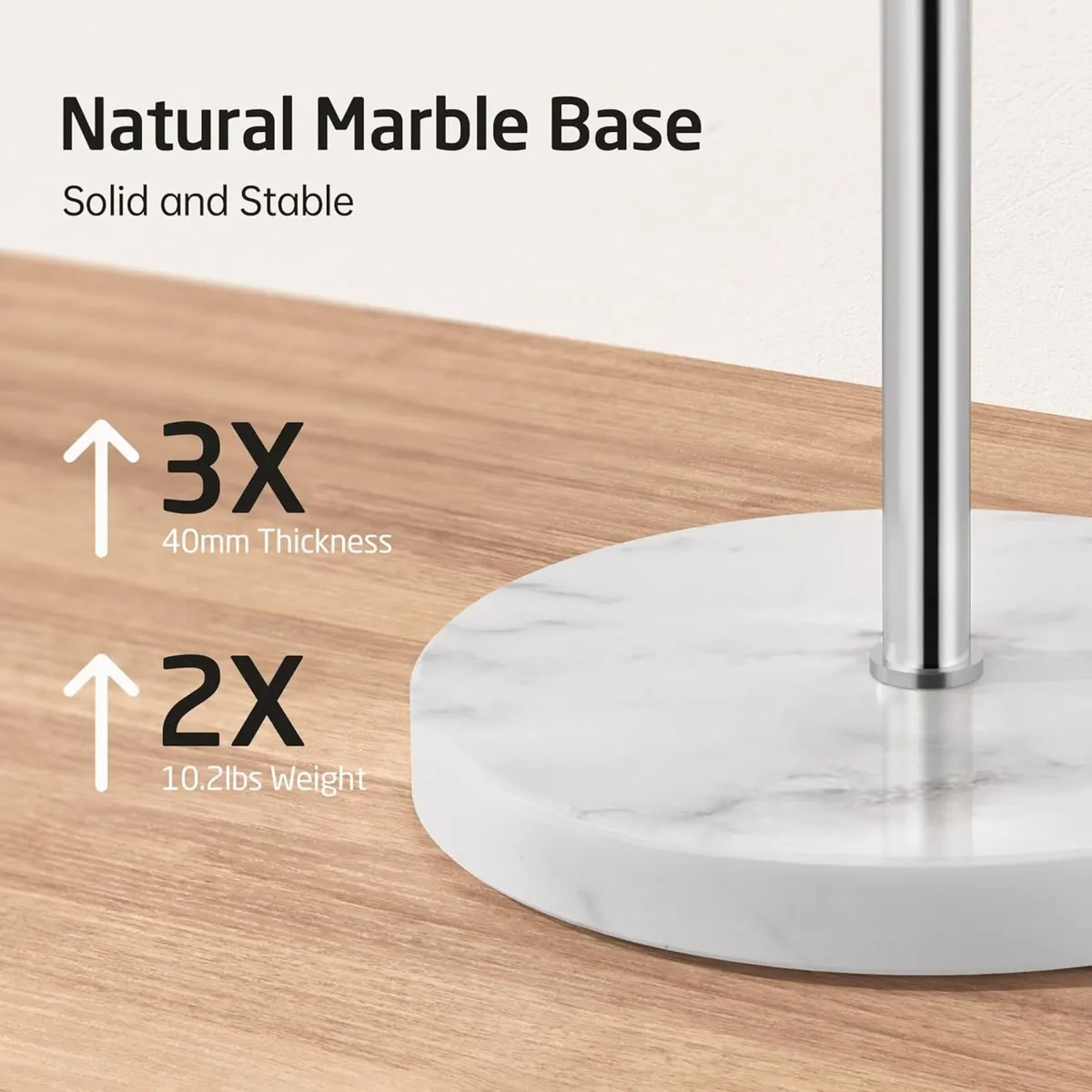 Free Standing Towel Holder Rail with Swivel Arms - Image 4