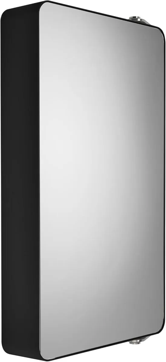 Arun Matt Black Bathroom Sink Cabinet - Rotating - Image 1