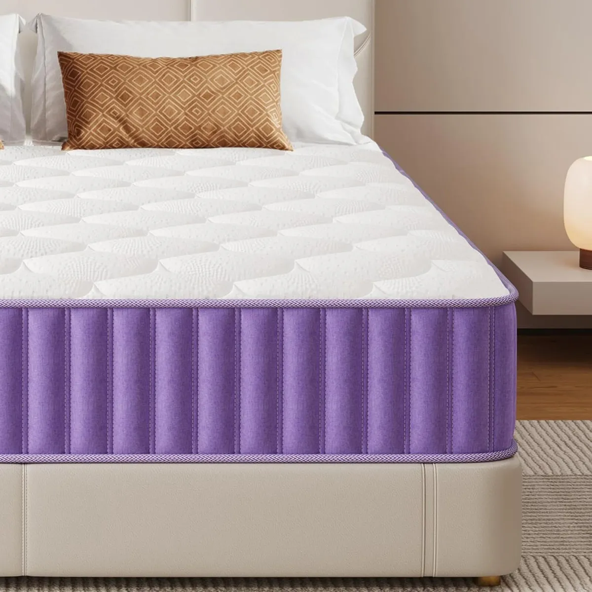Double Mattresses 4FT6 10 Inch Hybrid Memory Foam - Image 1