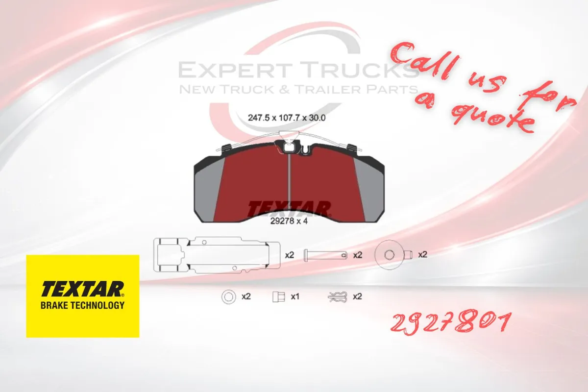 SCANIA DAF BRAKE PAD AXLE SET (TEXTAR)