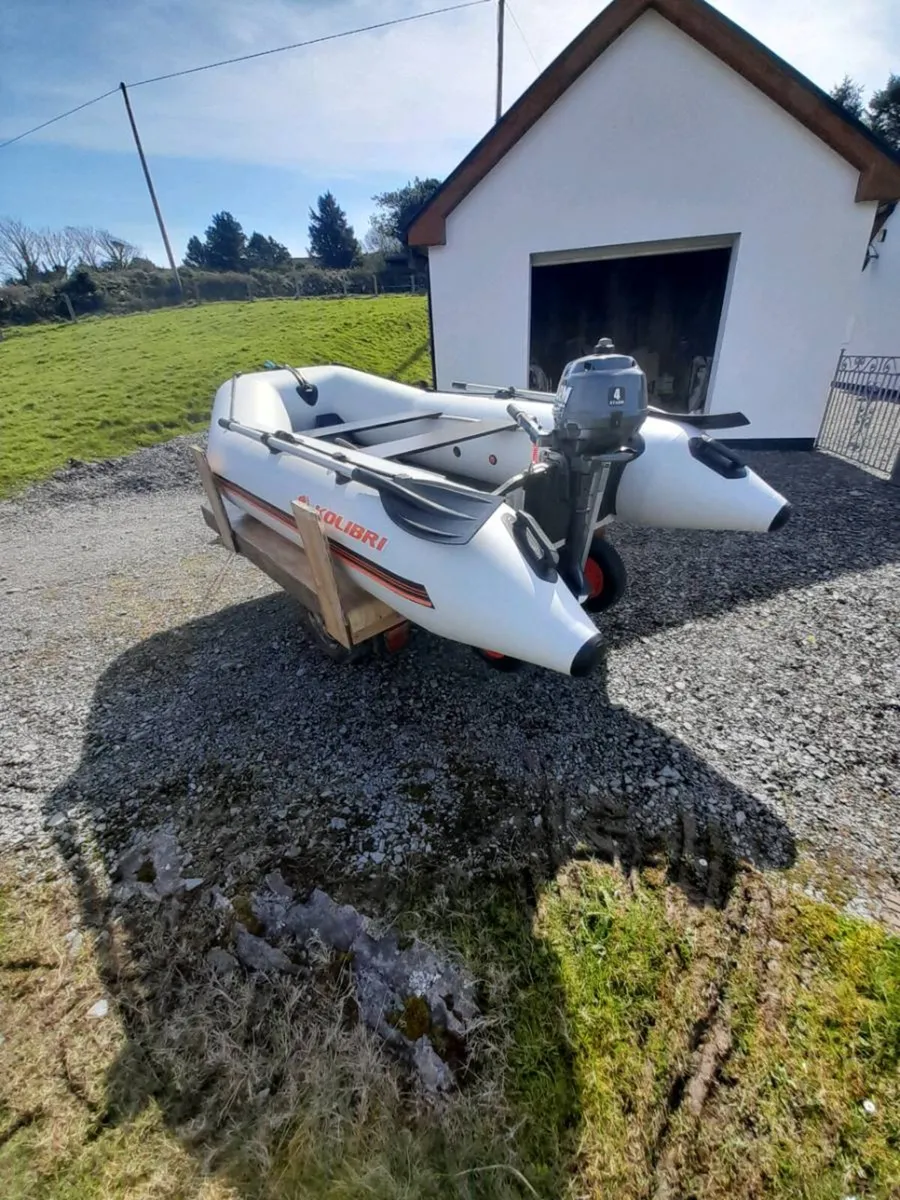 3 m kolibri rib engine and trailer - Image 1