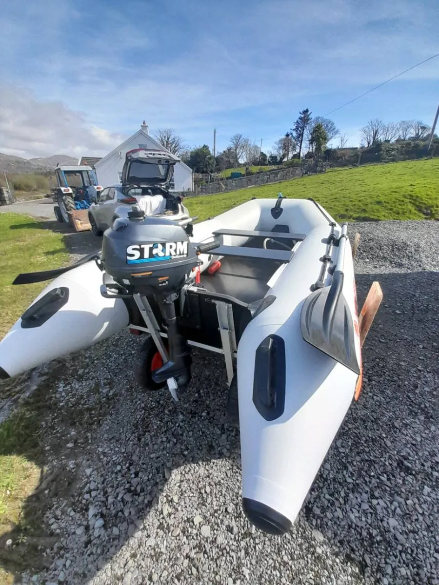3 m kolibri rib engine and trailer - Image 4
