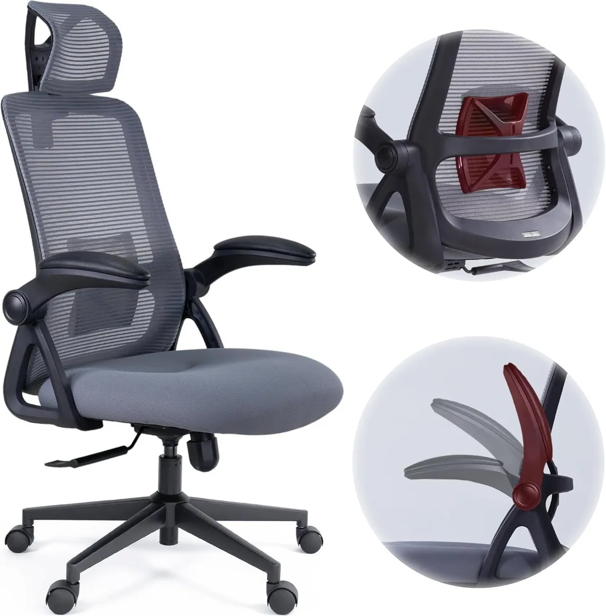 CAPTAIN Ergonomic Office Chair for Home Heavy - Image 1
