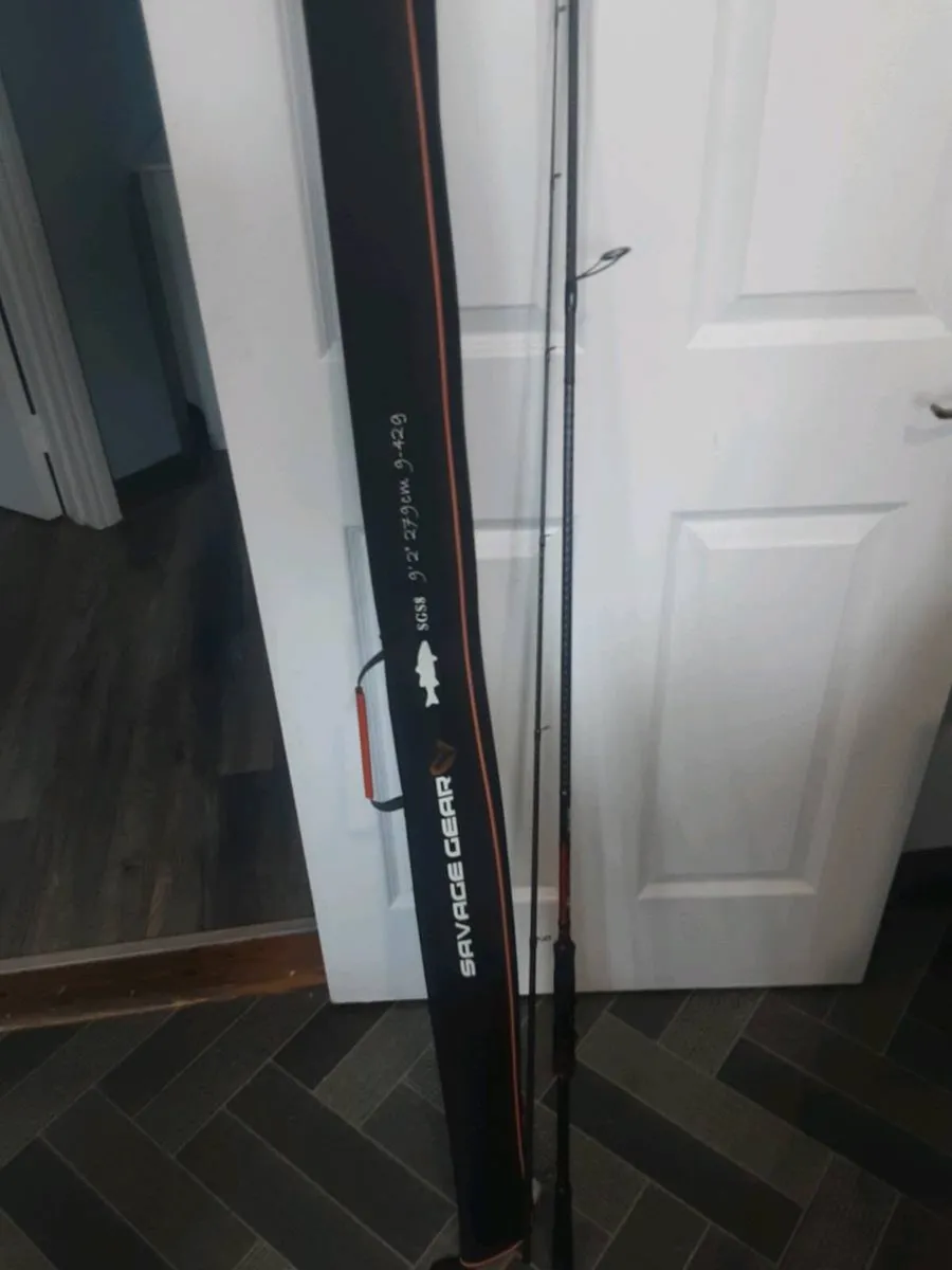 Savage gear sgs8 spinning rod, 9'2",279cm,9-42g - Image 1