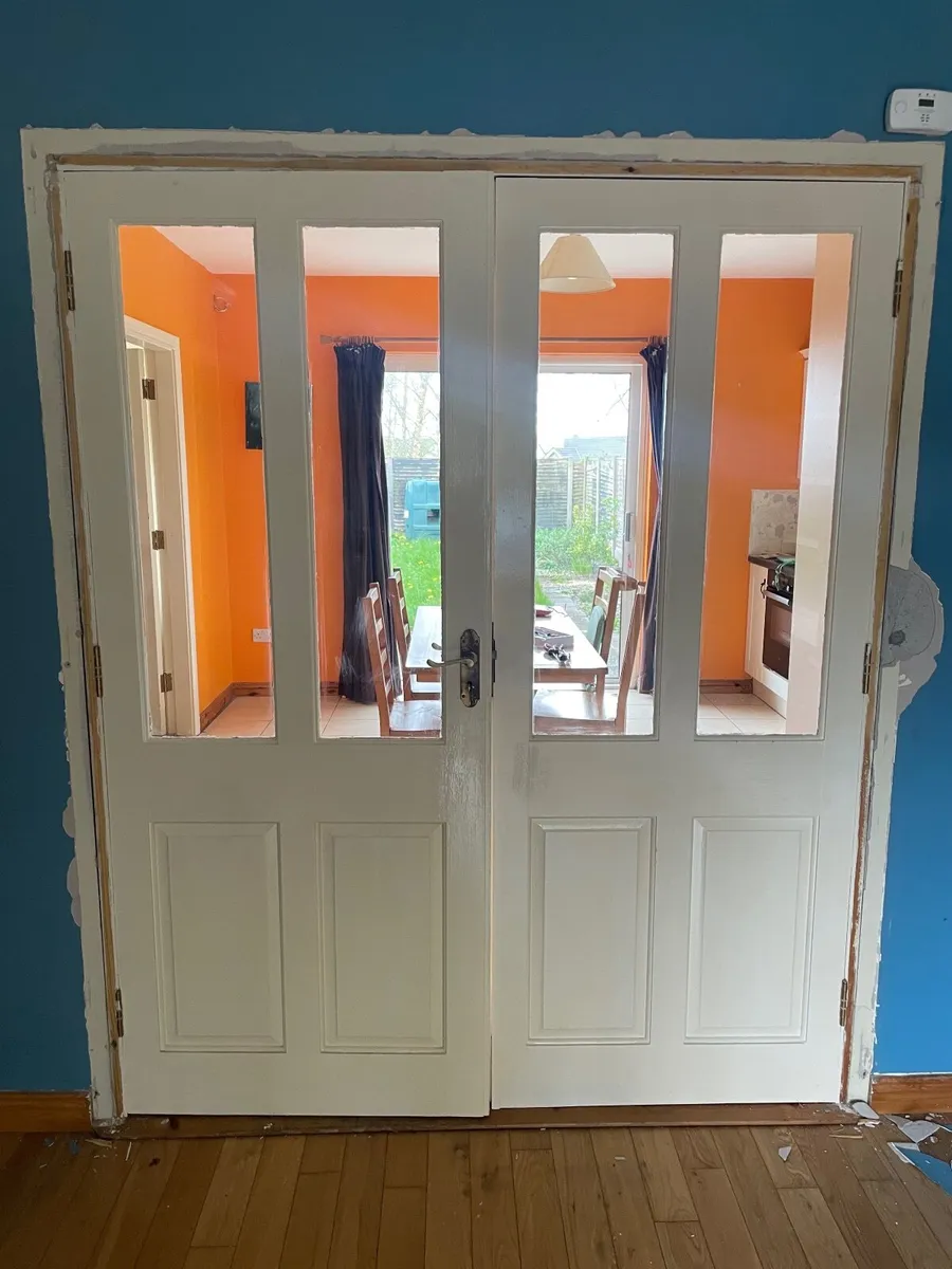 Internal double doors