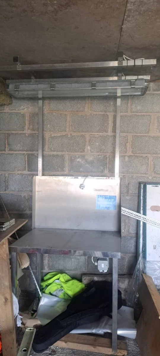 Perspex and stainless table - Image 2