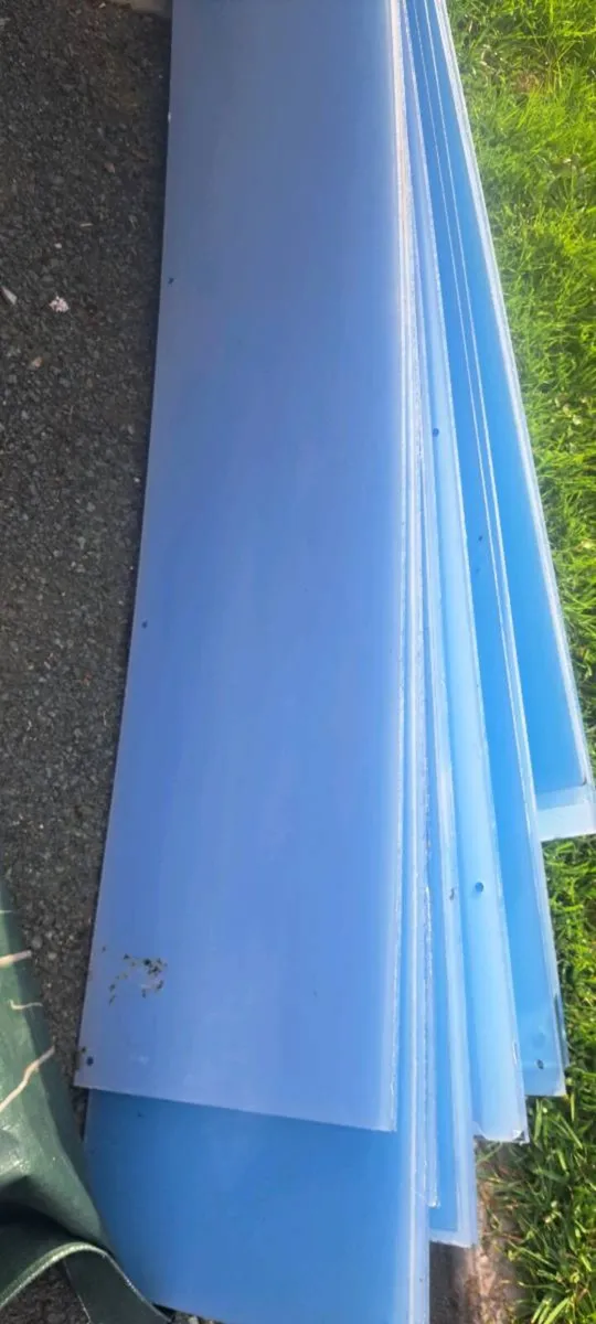 Perspex and stainless table - Image 1