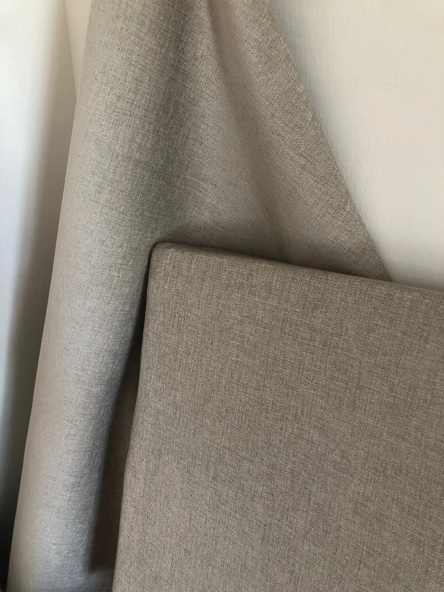 4 newly covered cushions plus material - Image 1