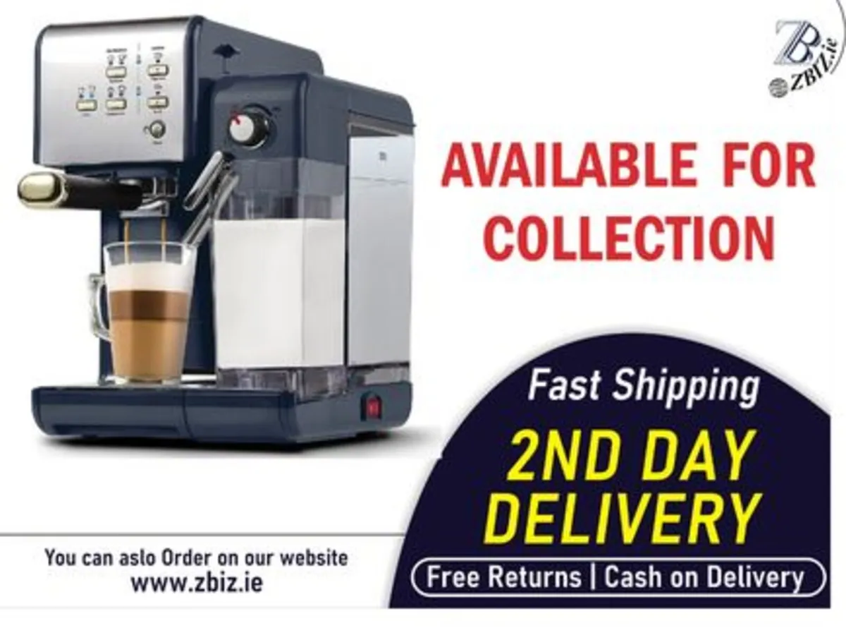Automatic Coffee Machine 19Bar Espresso Maker - Image 1