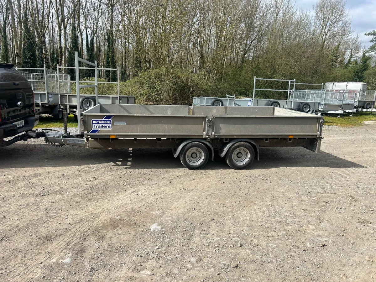 Ifor Williams 14x6.6 Dropside / Flatbed Trailer - Image 1