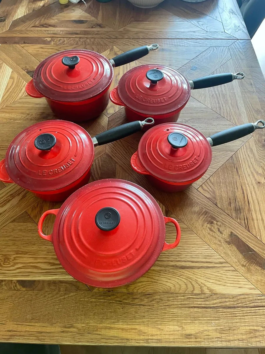 Set of 5 Le Creuset Pots - Image 1