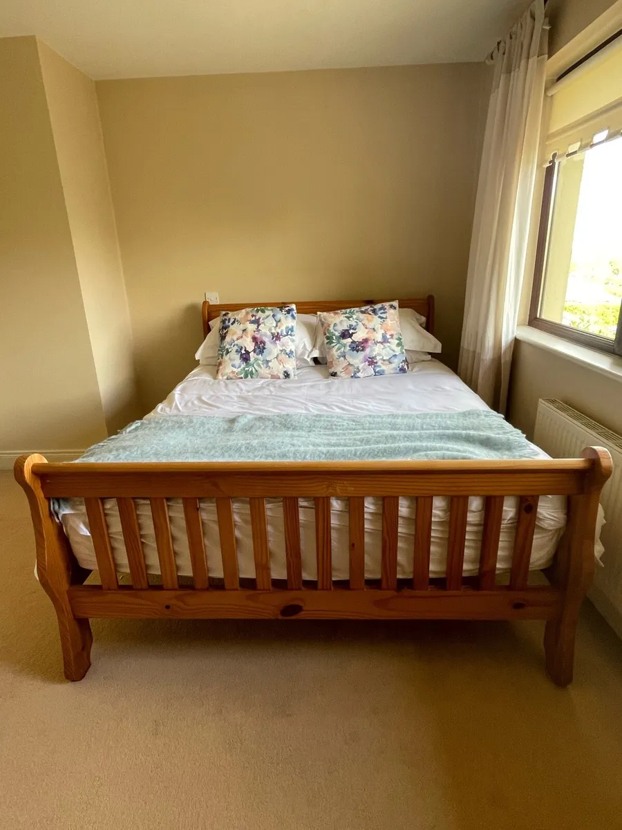 5ft Bed frame and mattress - Image 1