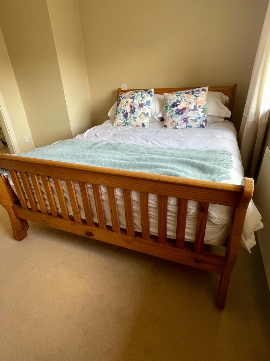5ft Bed frame and mattress - Image 2