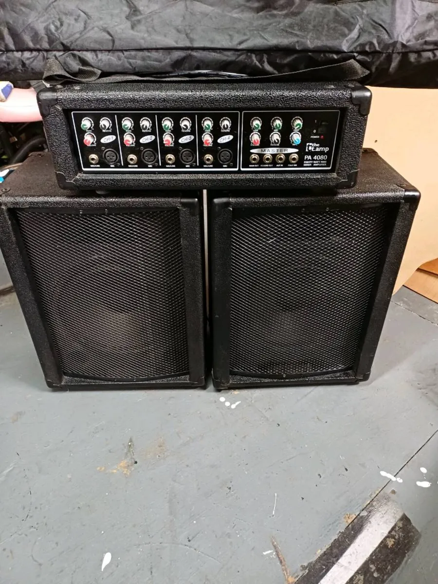 Speakers ..amp...stands - Image 2