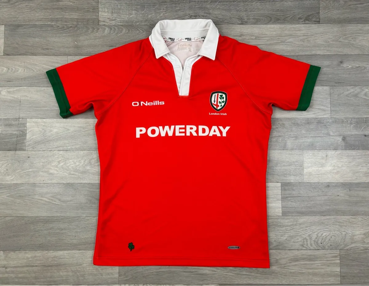 Oneills London Irish Rugby Jersey Shirt Mens XL - Image 1