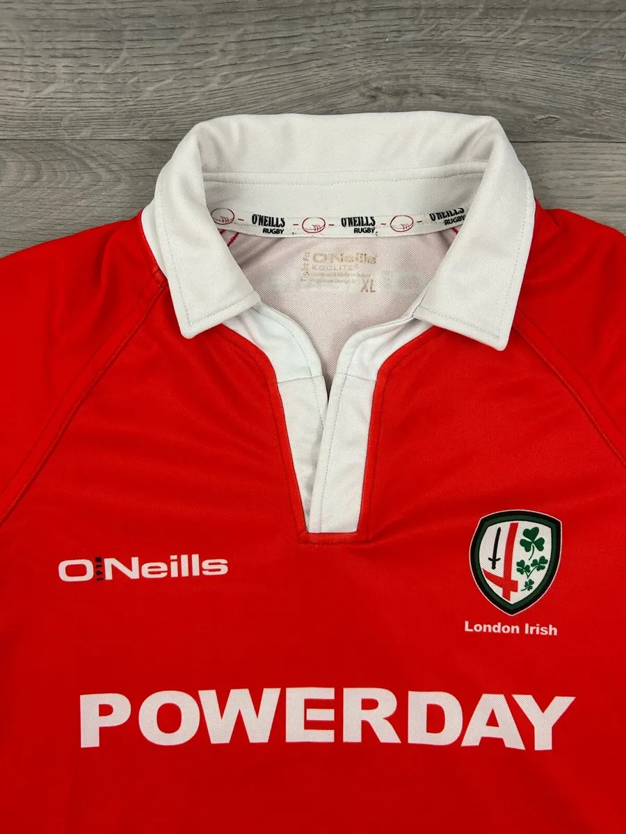 Oneills London Irish Rugby Jersey Shirt Mens XL - Image 4