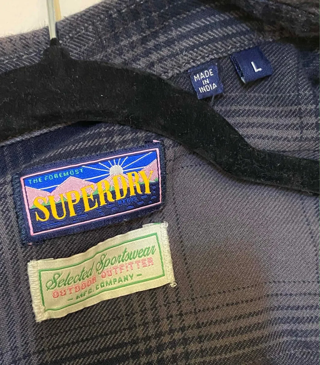 Superdry mens outdoor sportwear size L 100% cotton - Image 3