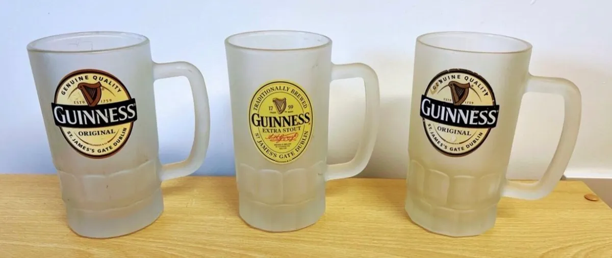Three Guinness Tankards