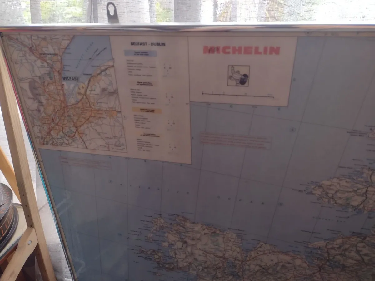 Vintage Michelin tyres map of Ireland - Image 3