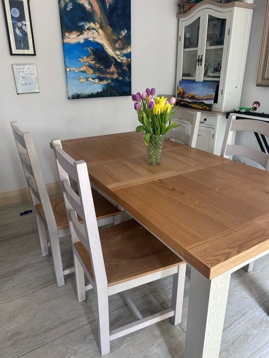 dining table and chairs - Image 2