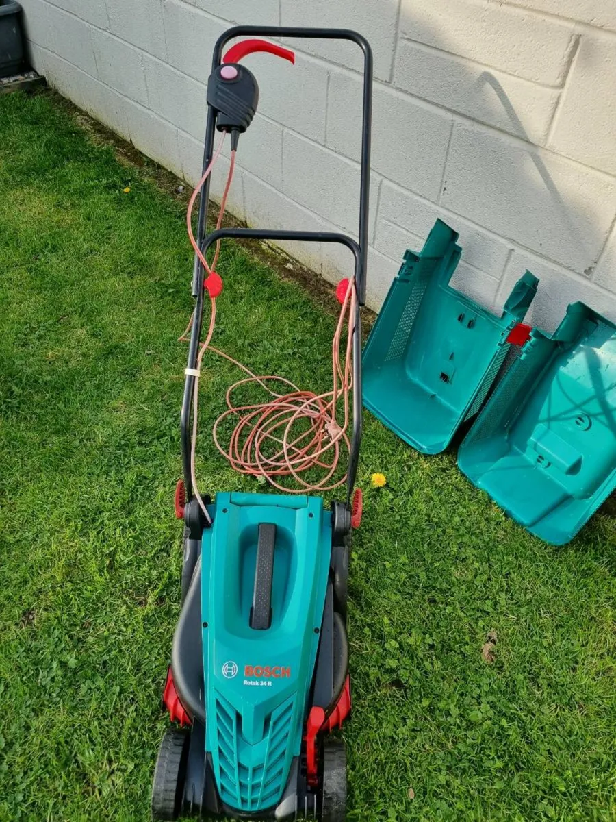 Bosch Rotak 34R Electric Lawnmower - Image 1