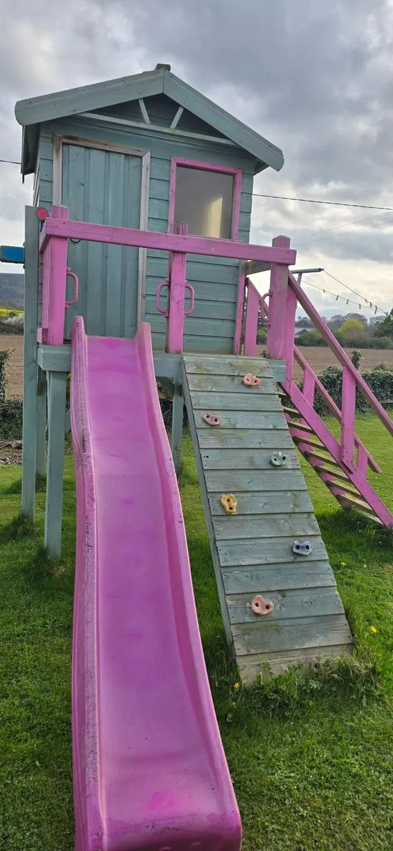 Wooden Playhouse and Activity Centre - Image 2