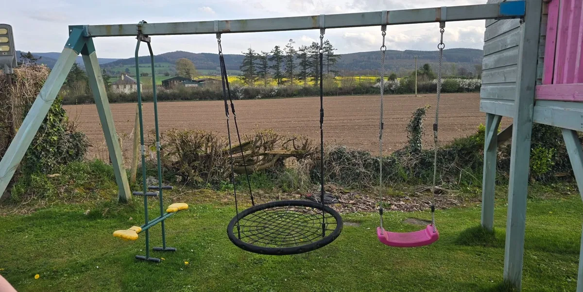 Wooden Playhouse and Activity Centre - Image 3