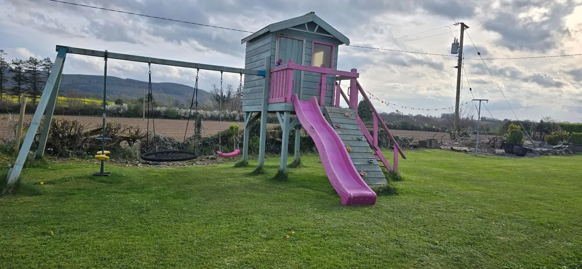 Wooden Playhouse and Activity Centre - Image 4
