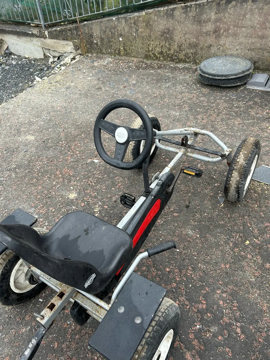 Berg 4-wheeled pedal go-kart with trailer - Image 2