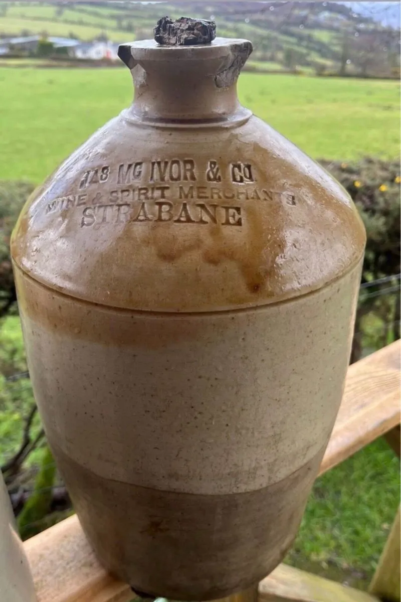 Stoneware Flagon McIvors Strabane