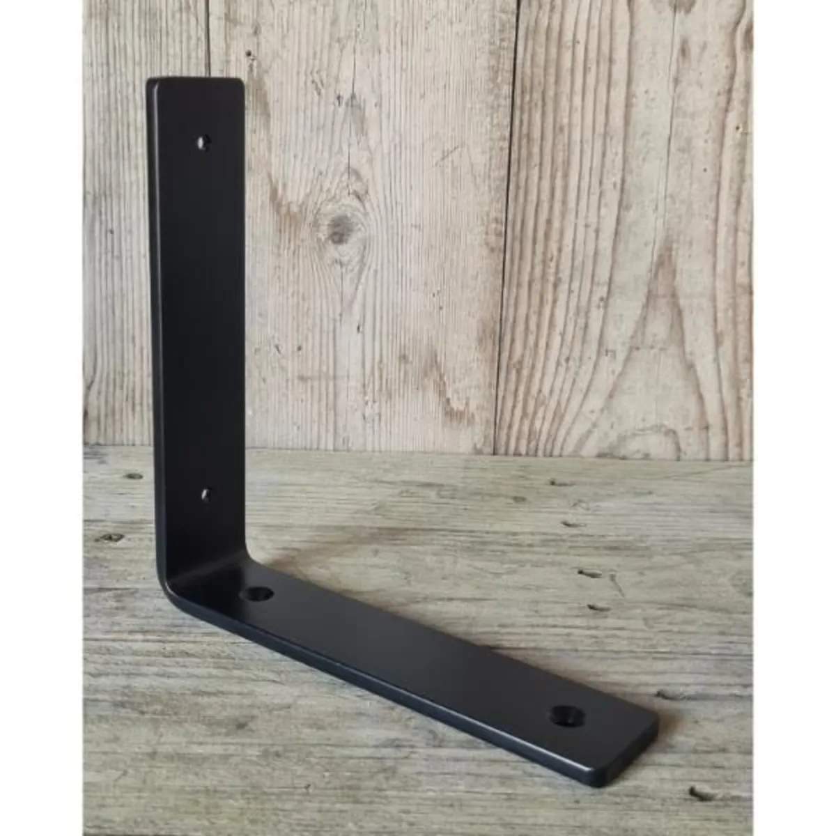 Brackets L-Shaped – Matt Black - Image 1