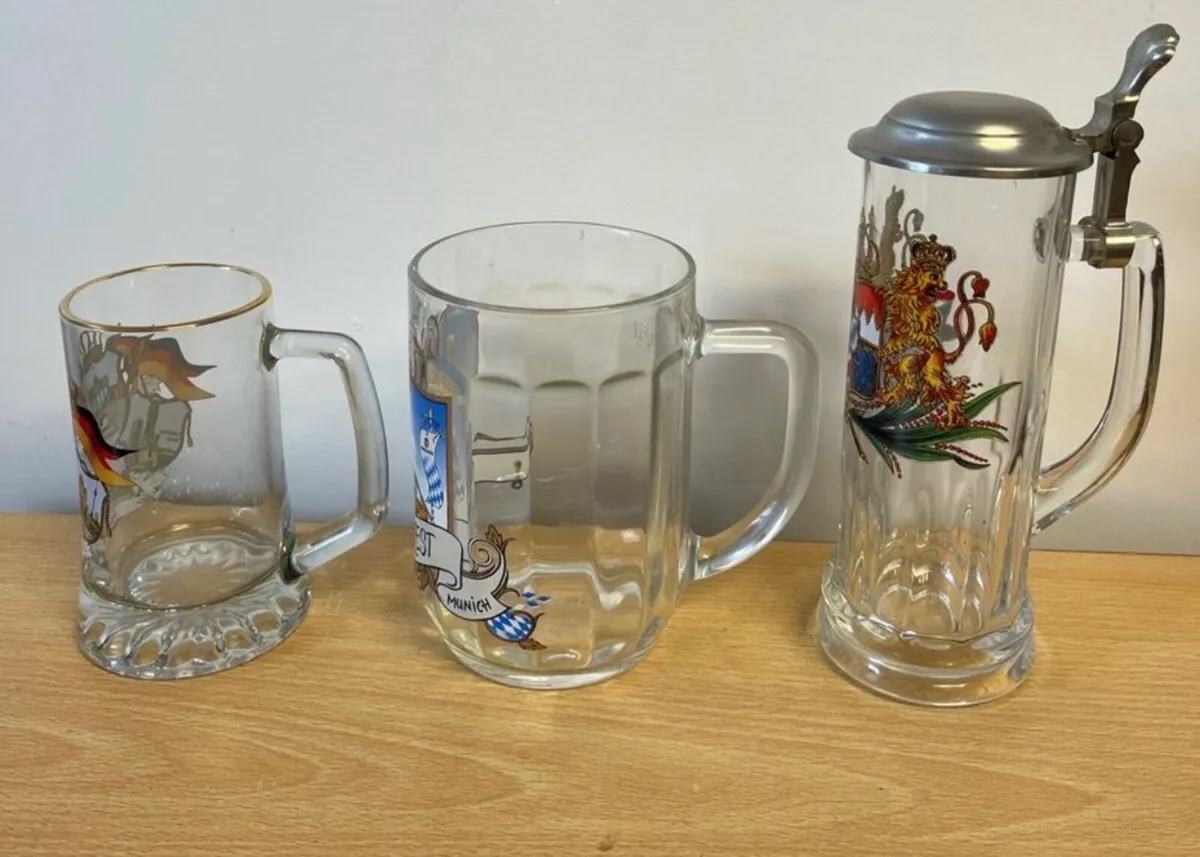 Three German barware glasses - Image 2