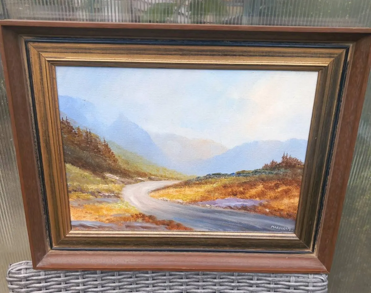 The Reeks, Kerry by Gerry Marjoram painting D18 - Image 1