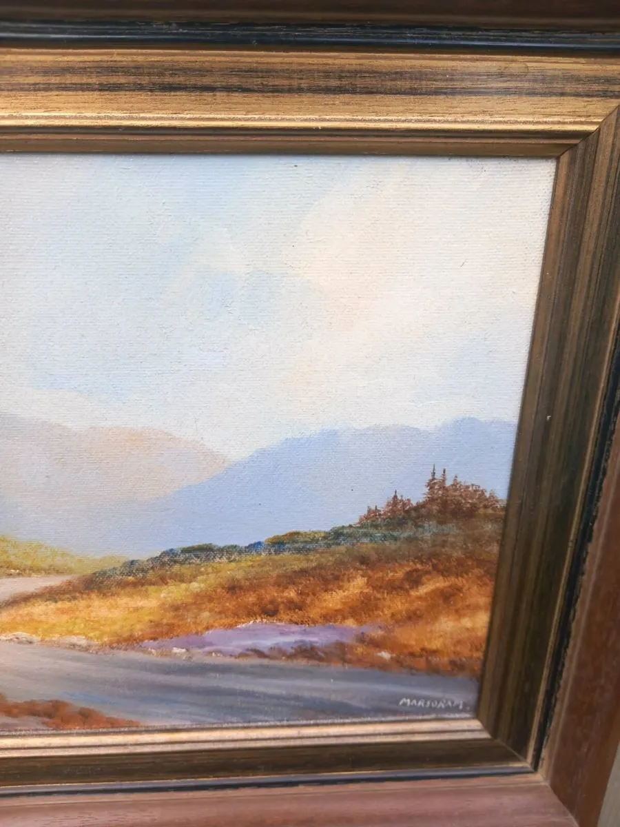 The Reeks, Kerry by Gerry Marjoram painting D18 - Image 4