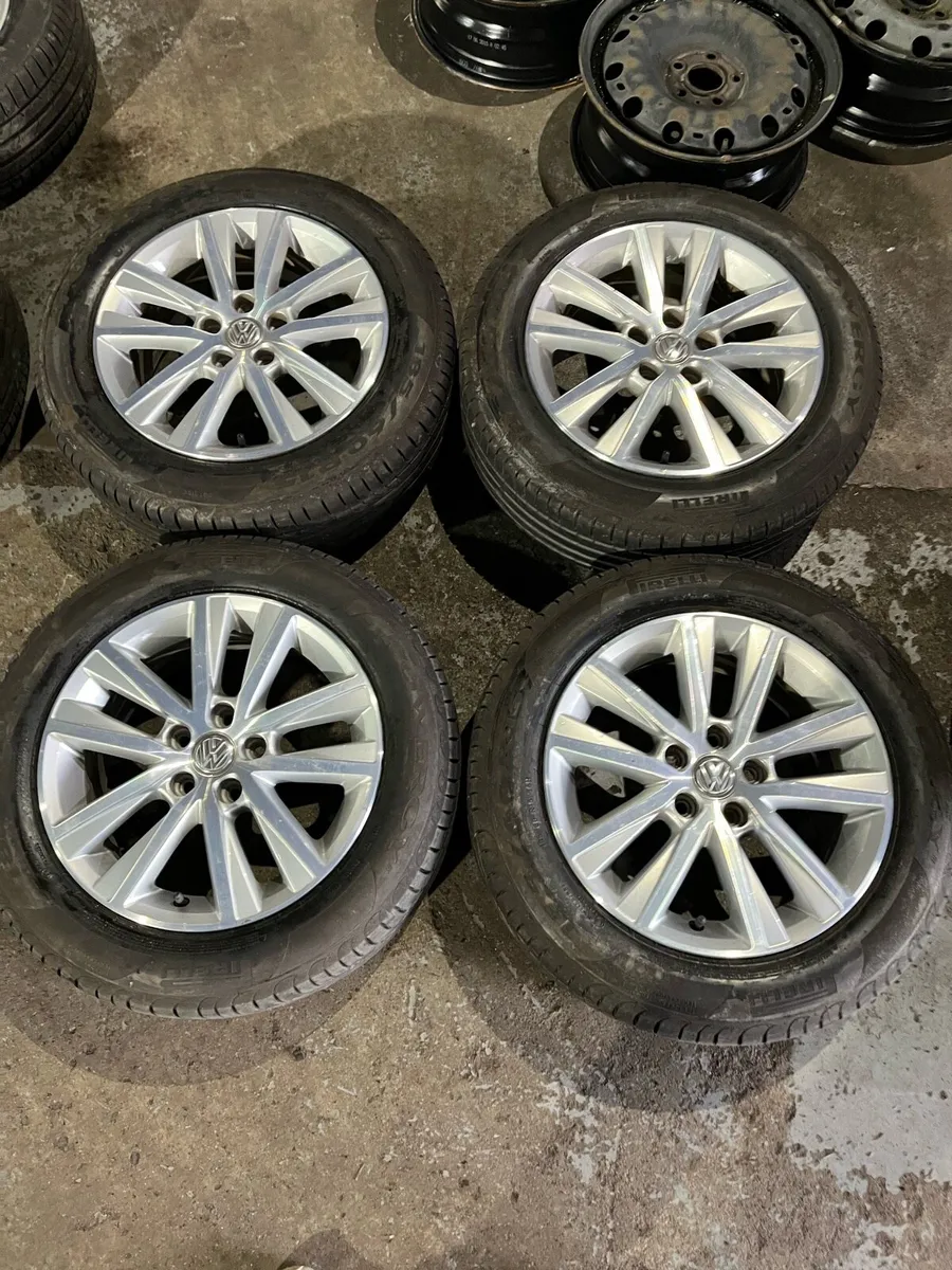 15’ Genuine VW Polo 5x100 alloy wheels - Image 1