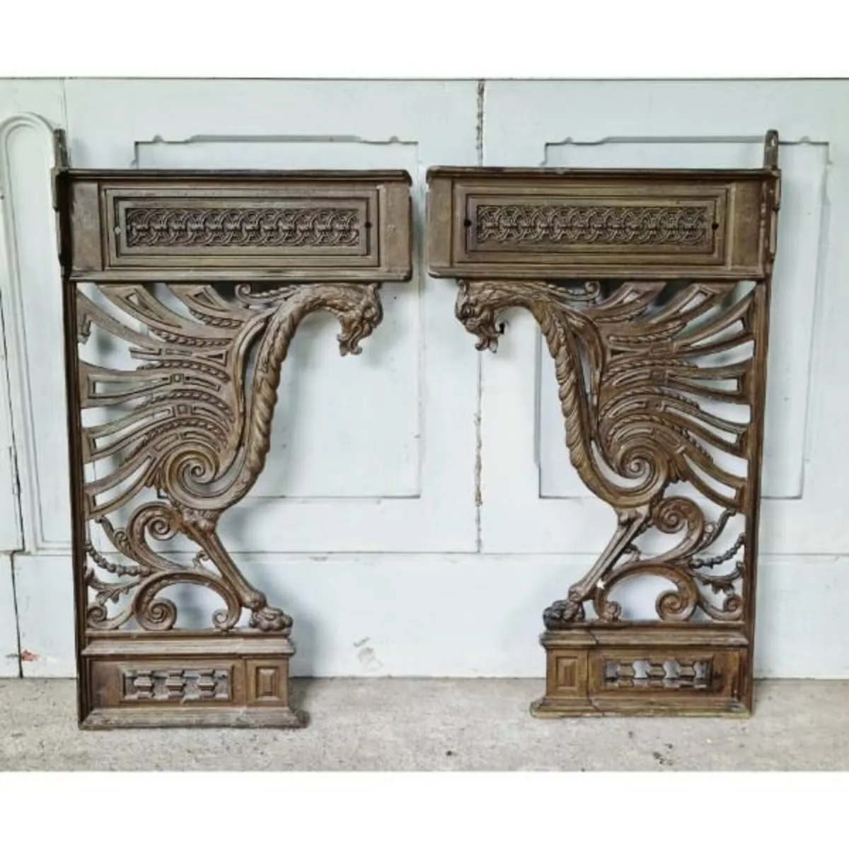 Victorian style Cast Iron Brackets Pair KAS1227 - Image 1